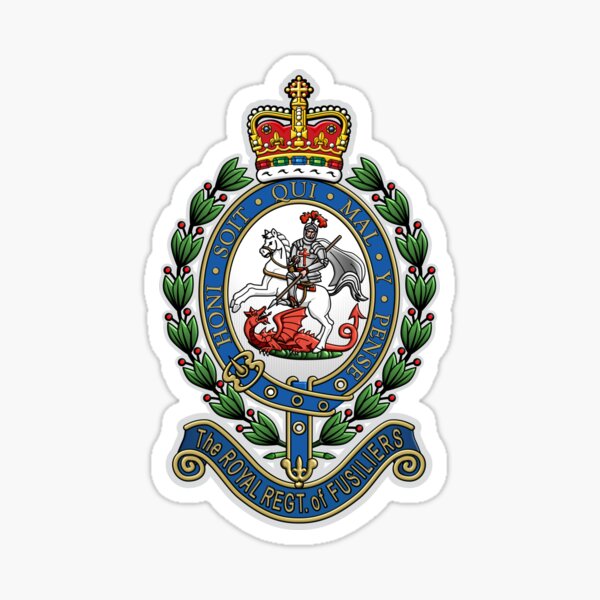 Item preview, ROYAL REGIMENT OF FUSILIERS BADGE designed and sold by WOOFANG.