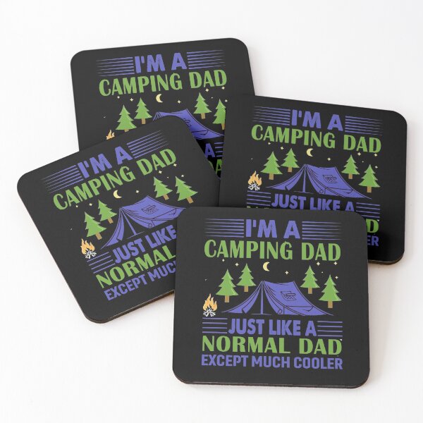 Item preview, 'CAMPING DAD EXCEPT MUCH COOLER' COLLECTION designed and sold by JRM Tees & More Store.