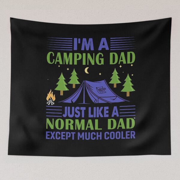 Item preview, 'CAMPING DAD EXCEPT MUCH COOLER' COLLECTION designed and sold by JRM Tees & More Store.