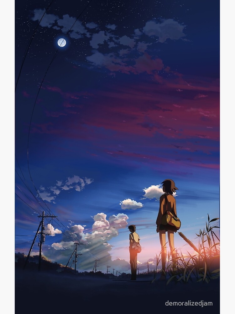 5 Centimeters Per Second Canvas Print By Demoralizedjam Redbubble