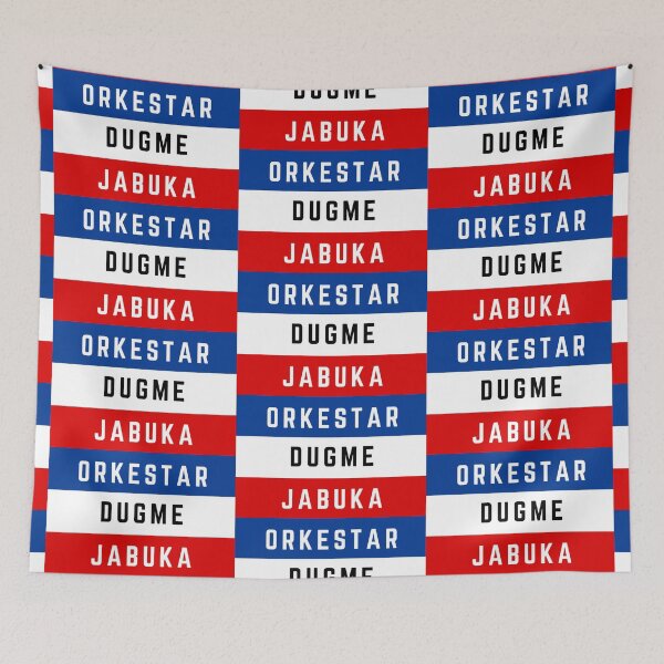 Item preview, Yugoslavian Flag - Bijelo Dugme, Plavi Orkestar, Crvena Jabuka Balkan designed and sold by BALKANERO.
