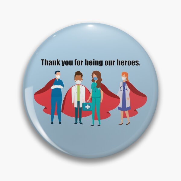 Item preview, Healthcare Worker Heroes Thank You Doctors and Nurses designed and sold by Epic Love Designs.