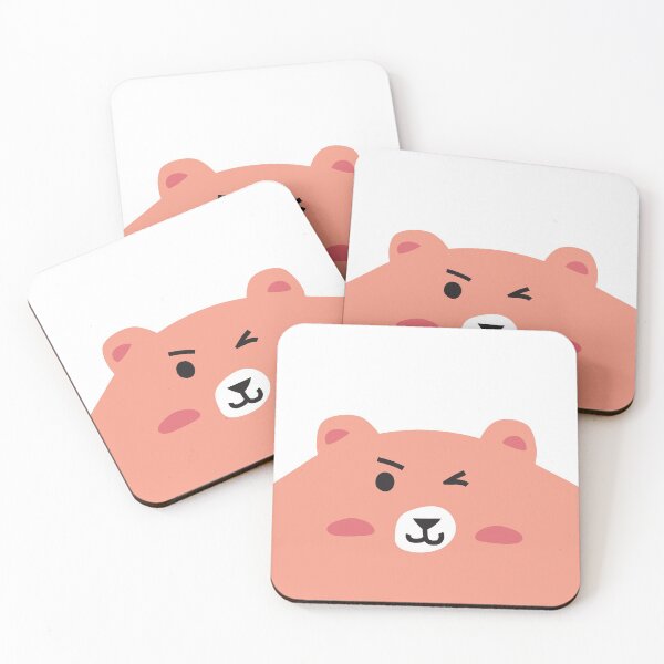 Item preview, Winking pink bear designed and sold by BrightRain.