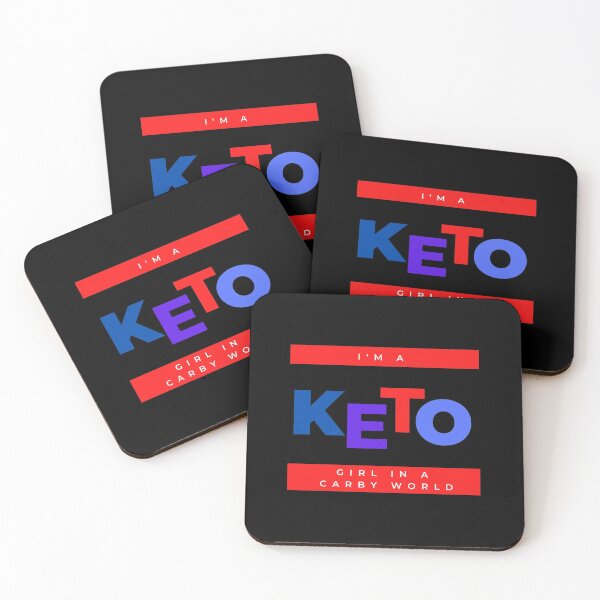 Item preview, I'm a KETO GIRL in a carbie world (red/blue) designed and sold by Le Plus Three.