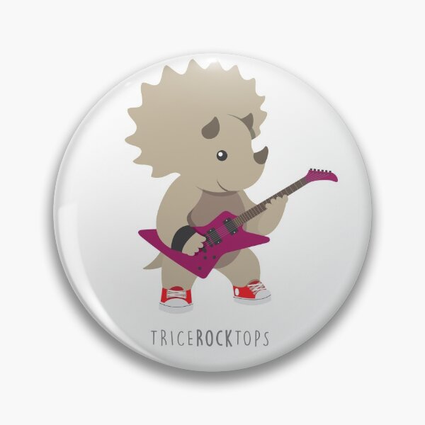 Item preview, DINO ROCK - TRICEROCKTOPS designed and sold by babyrockstar.