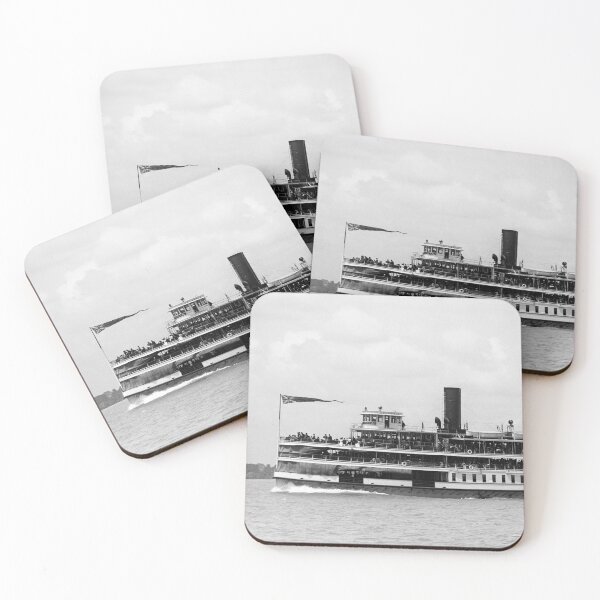 Item preview, SS Columbia Steamer - Circa 1908 designed and sold by warishellstore.