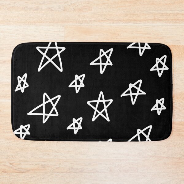 Item preview, Hand Drawn Stars (white/black) designed and sold by Design Minds Boutique.