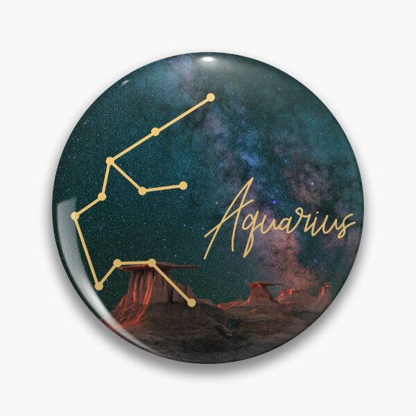 Item preview, Aquarius Zodiac Sign With Stars designed and sold by tinyteacups.