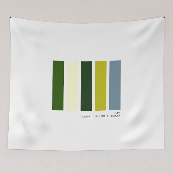 Item preview, Toph Avatar the Last Airbender Minimalist Color Palette designed and sold by FandomLimited.