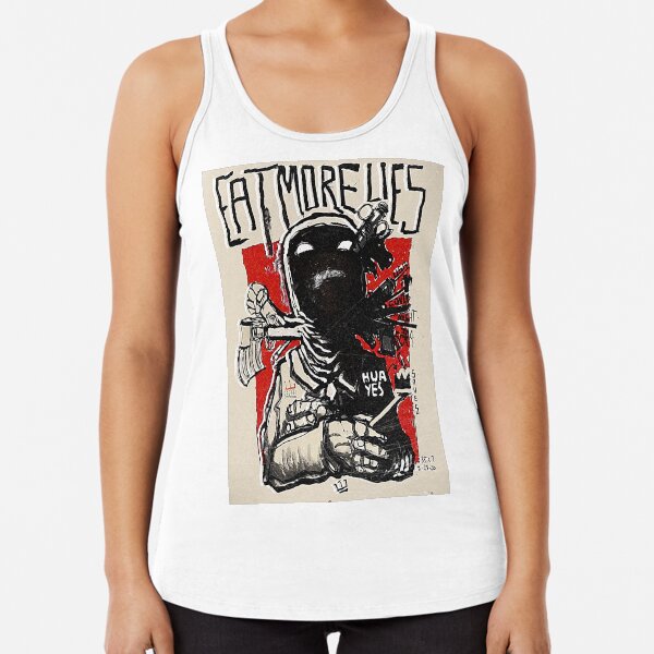 Eat More Lies Racerback Tank Top