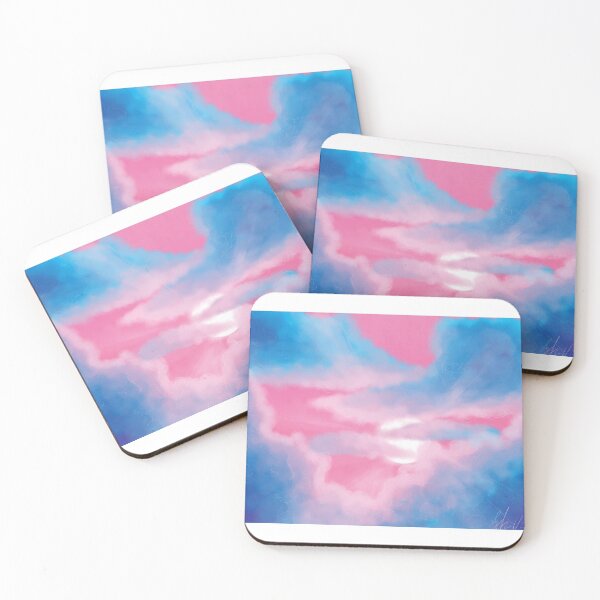 Item preview, Nubes de bandera trans designed and sold by M1sfire.