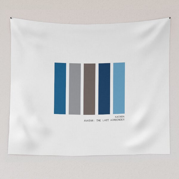 Item preview, Katara Avatar the Last Airbender Minimalist Color Palette designed and sold by FandomLimited.