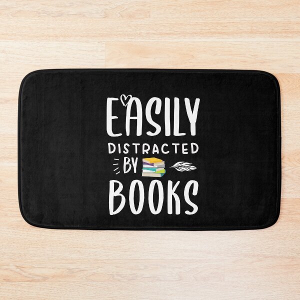 Item preview, Easily Distracted By Books Funny Book Lovers Gift  designed and sold by pedrored369.