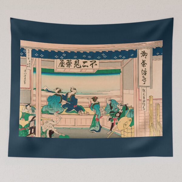 Item preview, Tokaido Yoshida - Thirty Six Views Of Mount Fuji - Hokusai designed and sold by warishellstore.