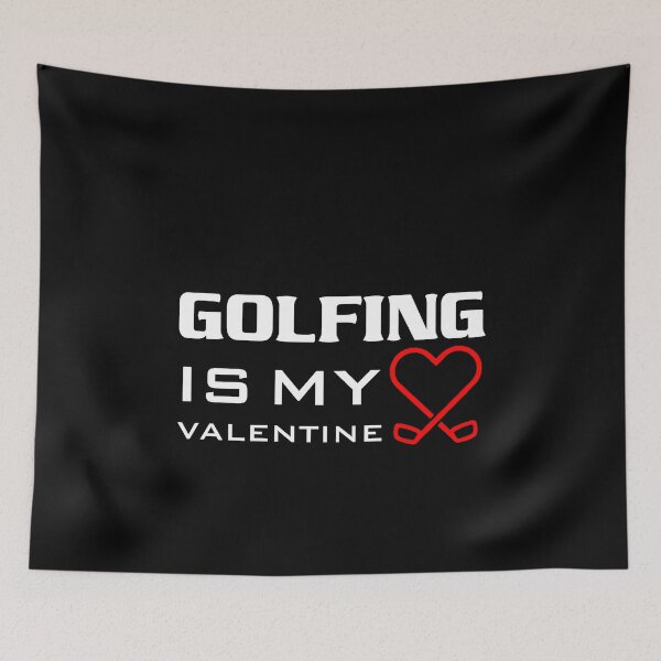 Item preview, Golfing is my valentine T-shirt designed and sold by hamzab7.