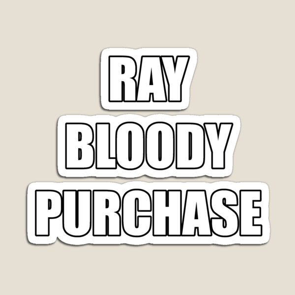 Aperçu de l'œuvre ACHAT DE RAY BLOODY. créée et vendue par screescree.