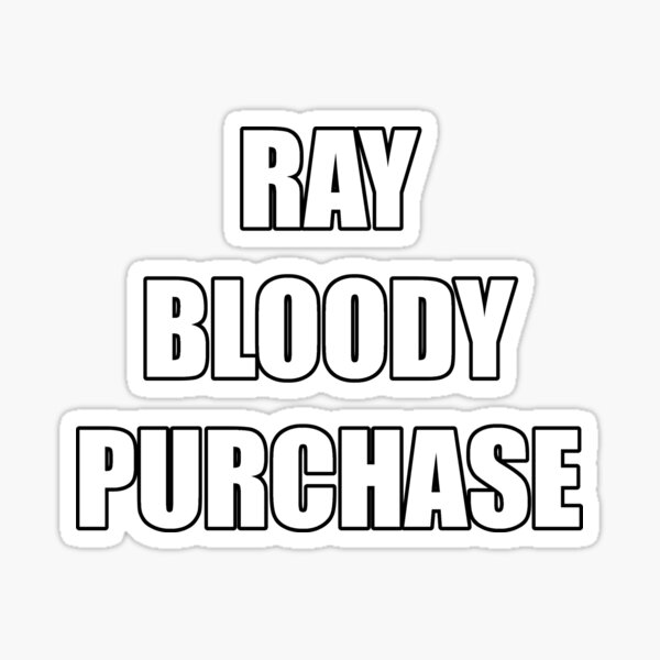 Aperçu de l'œuvre ACHAT DE RAY BLOODY. créée et vendue par screescree.
