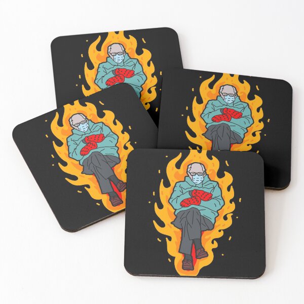 Item preview, Funny Bernie Sanders Mittens Meme, Cold Inauguration Day designed and sold by Magpie Attack.