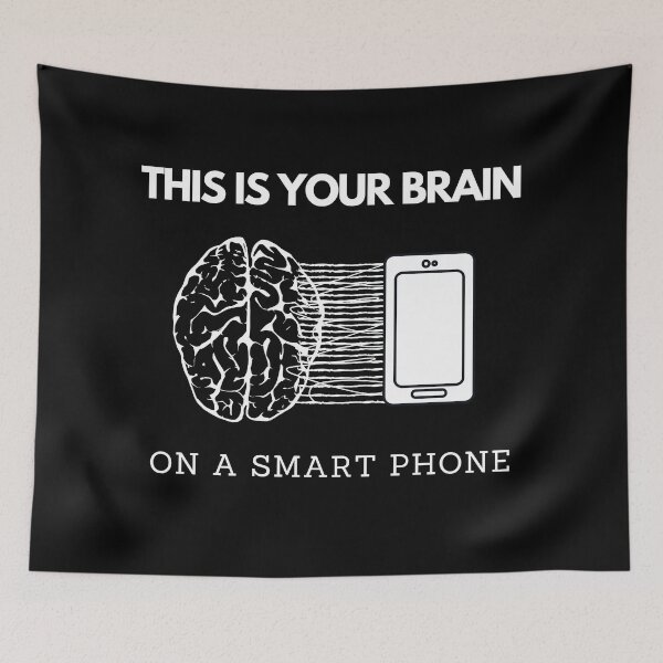 Item preview, This Is Your Brain On A Smartphone - Generation Z, Phone Addicted designed and sold by GionaSophia.