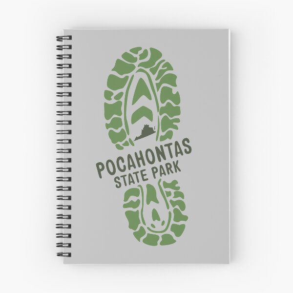 Item preview, Pocahontas State Park Virginia VA Trail Hiking Boot Print  designed and sold by palmettodigital.