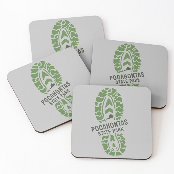 Item preview, Pocahontas State Park Virginia VA Trail Hiking Boot Print designed and sold by palmettodigital.