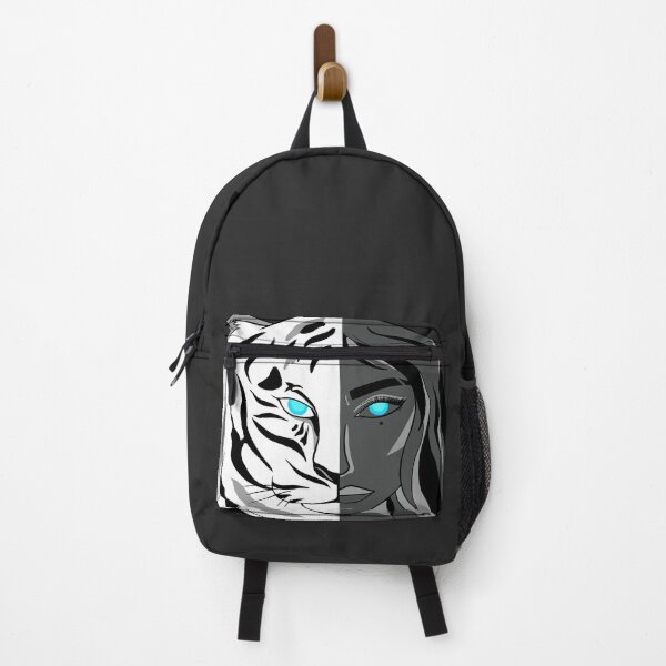 Item preview, White tiger black woman blue eyes designed and sold by blancaabril115.