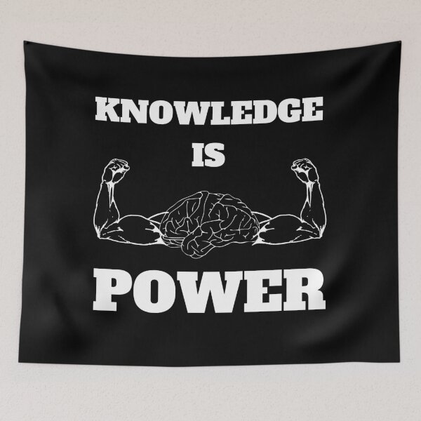 Item preview, Knowledge is Power, Wisdom, Smart, Intelligence, AI, designed and sold by GionaSophia.