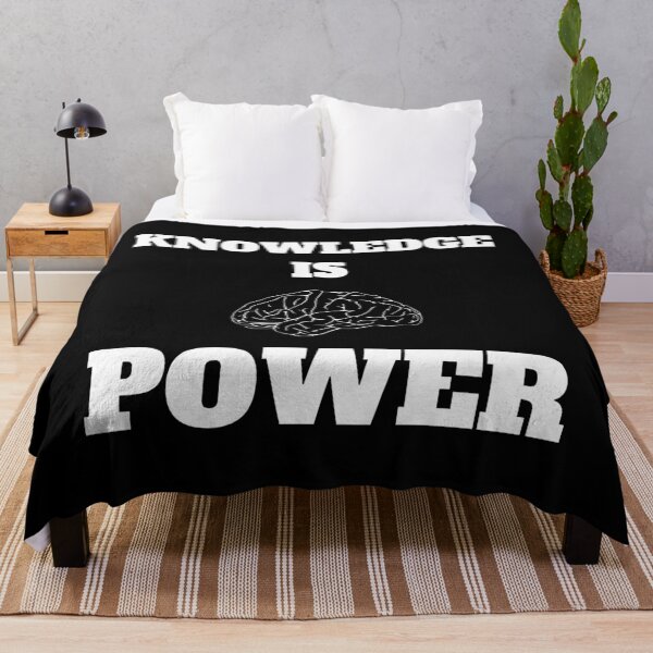 Item preview, Knowledge is Power, Wisdom, Smart, Intelligence, AI, designed and sold by GionaSophia.