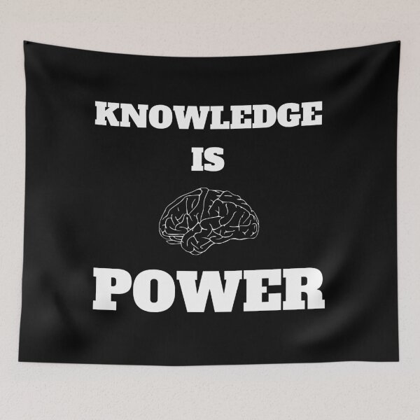 Item preview, Knowledge is Power, Wisdom, Smart, Intelligence, AI, designed and sold by GionaSophia.