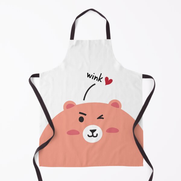 Item preview, Winking pink bear designed and sold by BrightRain.