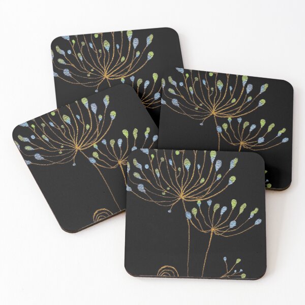 Item preview, Blue & Green Dandelion Heads designed and sold by Julie Pickering.