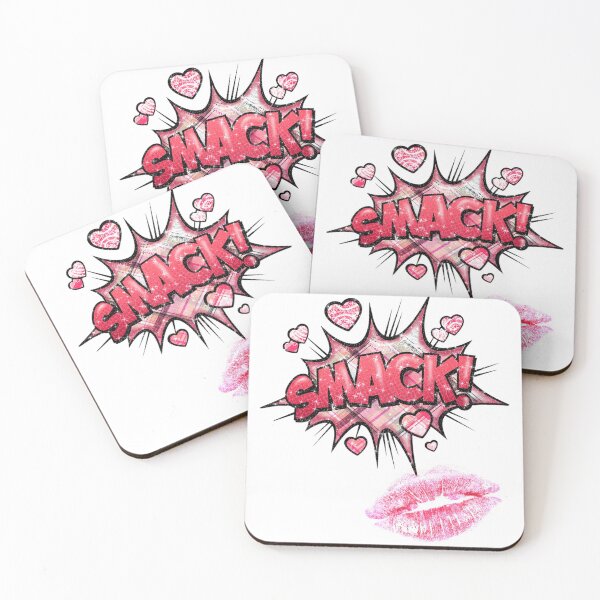 Artikelvorschau, Klatschen! Kuss Mark Cartoon Herz Valentine Lippenstift entworfen und verkauft von Jolly-Yosei.