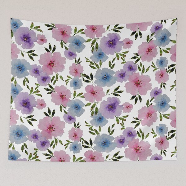 Aperçu de l'œuvre Fleurs d'aquarelle exploaded créée et vendue par JaneyMags.