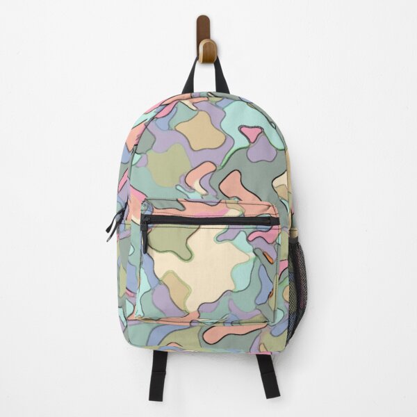 Item preview, Multicolor Organic Shapes in Pastels designed and sold by AMGImpressions.