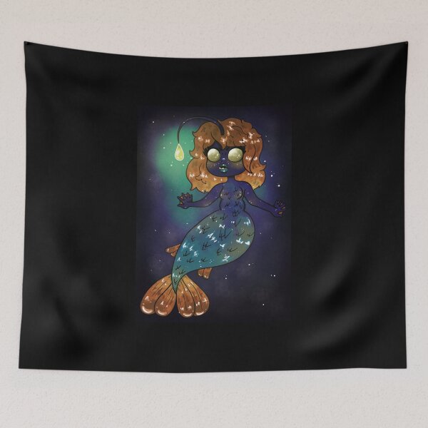 Item preview, Anglerfish Mermaid  designed and sold by boodoodles.