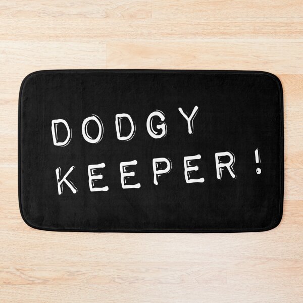Item preview, Dodgy Keeper - A bad goalkeeping humour t-shirt designed and sold by Viva-la-Tees.