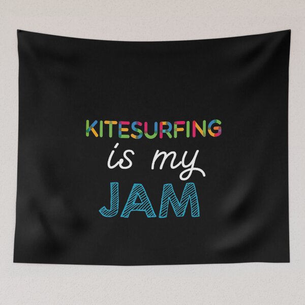 Item preview, Kitesurfing is my Jam. Funny Kitesurfing Design designed and sold by Custom365.