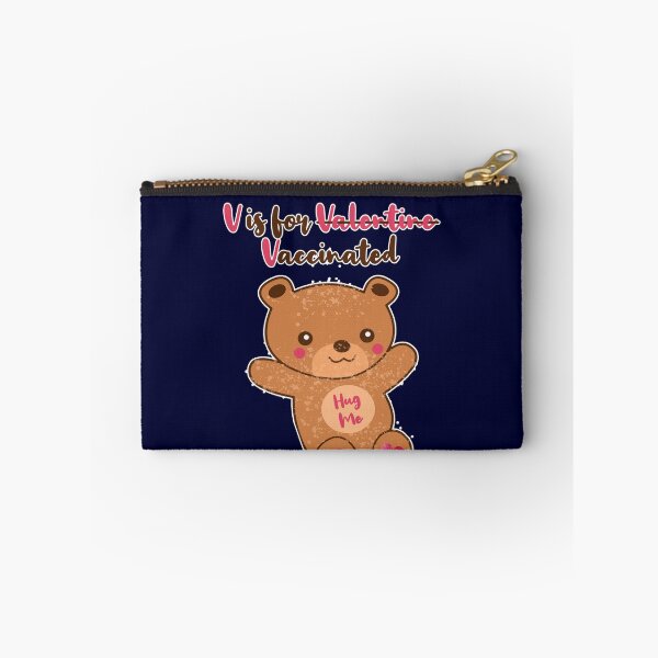 Item preview, V is for Vaccinated Hug Me Bear | Valentine's Day Vaccine Bear designed and sold by Rabbitti.