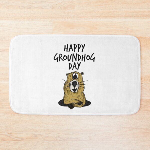 Item preview, Happy Groundhog Day Cute Funny Doodle designed and sold by doodlerob.