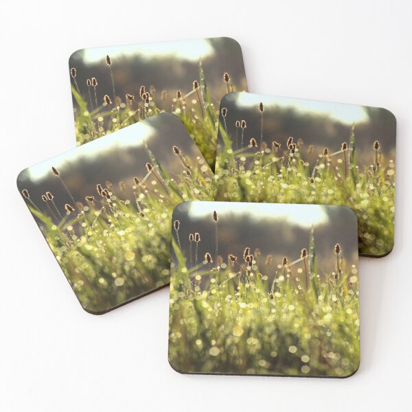 Item preview, Meadow in the early morning dew designed and sold by Hubiundhubi.