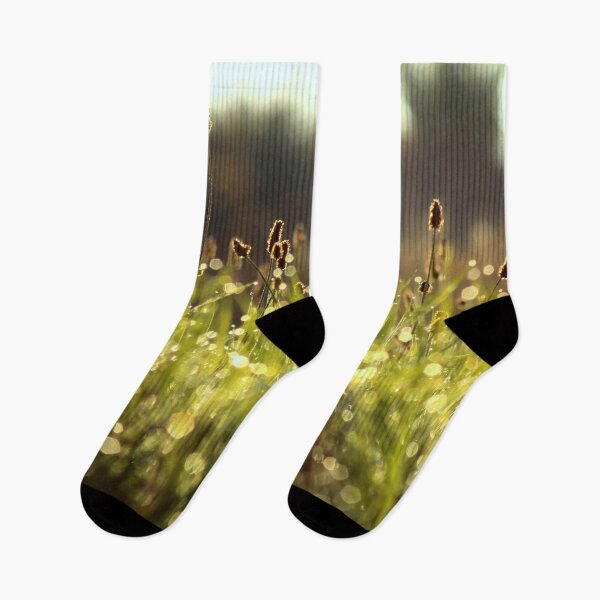 Item preview, Meadow in the early morning dew designed and sold by Hubiundhubi.