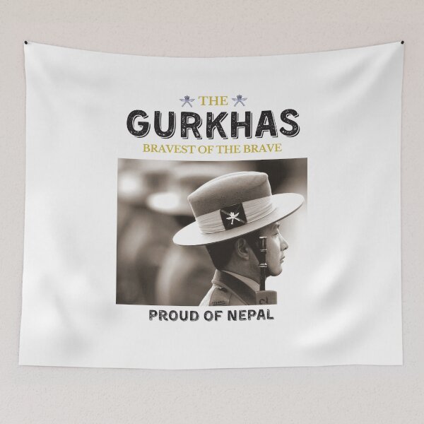 Item preview, THE GURKHAS BRAVEST OF THE BRAVE, PROUD OF NEPAL designed and sold by Rayan-Himalaya.
