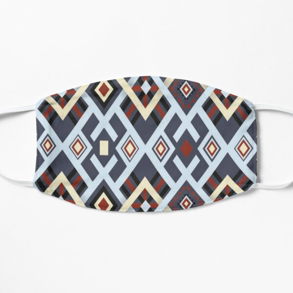 Geometric Abstract Ethnic Pattern Flat Mask