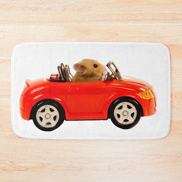 Item preview, Funny Hamster Driving an Orange Convertible Sports Car designed and sold by ScienceSource.