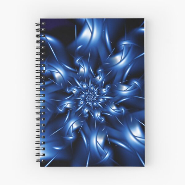Item preview, Electric Blue Spiral Fractal designed and sold by Kitty Bitty.