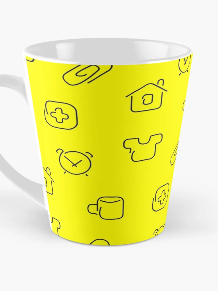 Thumbnail 3 of 4, Coffee Mug, Home Things Seamless Pattern designed and sold by Ristinga.