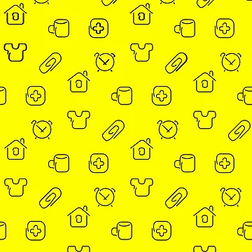 Artwork thumbnail, Home Things Seamless Pattern by Ristinga
