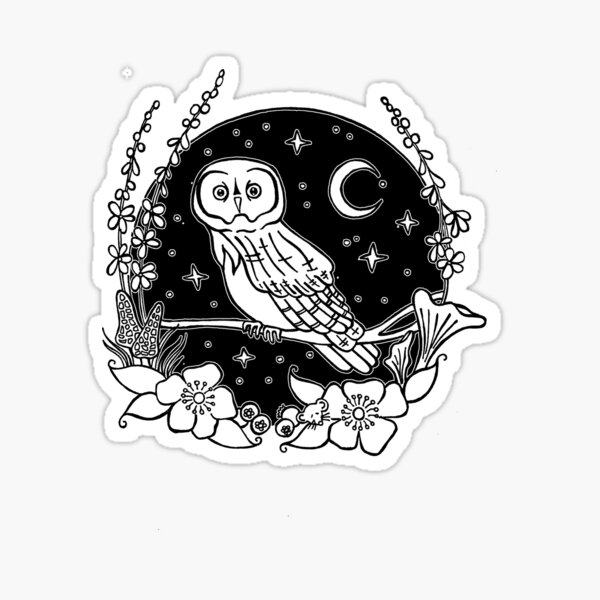 The Great Grey Owl of NWO Sticker