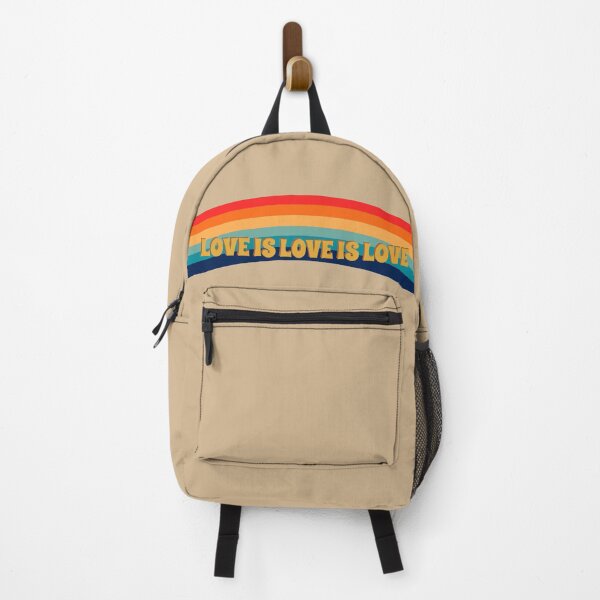 Item preview, Retro Vintage Love is Love is Love | 70’s Vibes Rainbow designed and sold by Aryeh Studio.