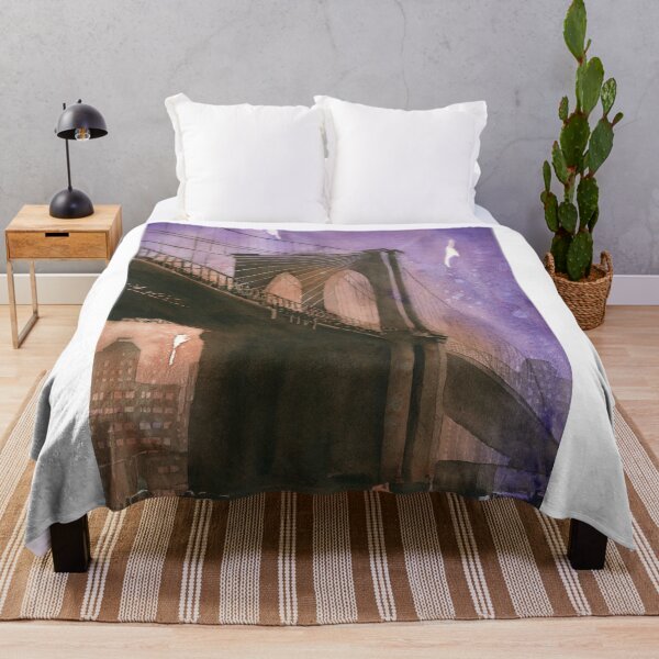 Item preview, Brooklyn Bridge and Manhattan in New York City designed and sold by rfoxphoto.